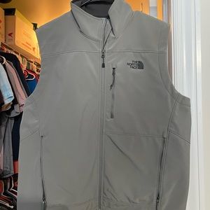 Gray North Face Vest Size Large